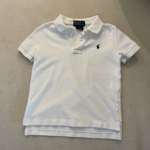Kids White Polo 3T